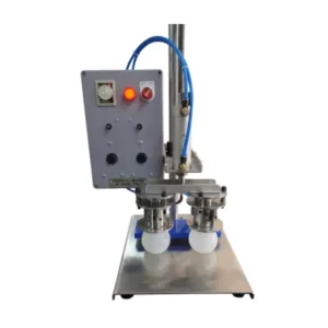 FC-10-2A เครื่องปิดฝาฟอยล์แบบใช้กระบอกลมคู่ 2 หัว