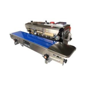 FRD-1000 เครื่องซีลปากถุงพลาสติกแนวนอน แบบสายพานพิมพ์วันที่