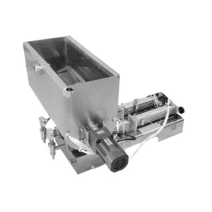 G2WTD เครื่องบรรจุของเหลว 2 หัว ระบบลม พร้อมถังผสม